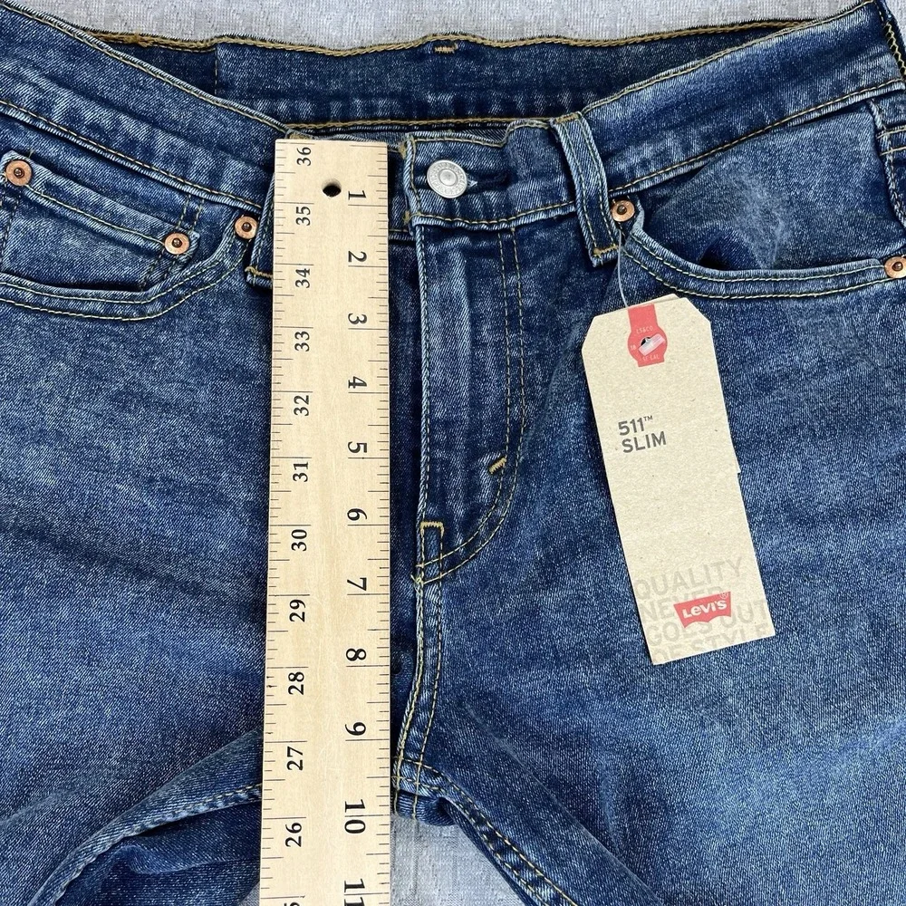 Levi's 511‎ New With Tags blue jeans Mens (30x32)  slim fit original stretch